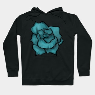 Blue Pearl Rose Hoodie